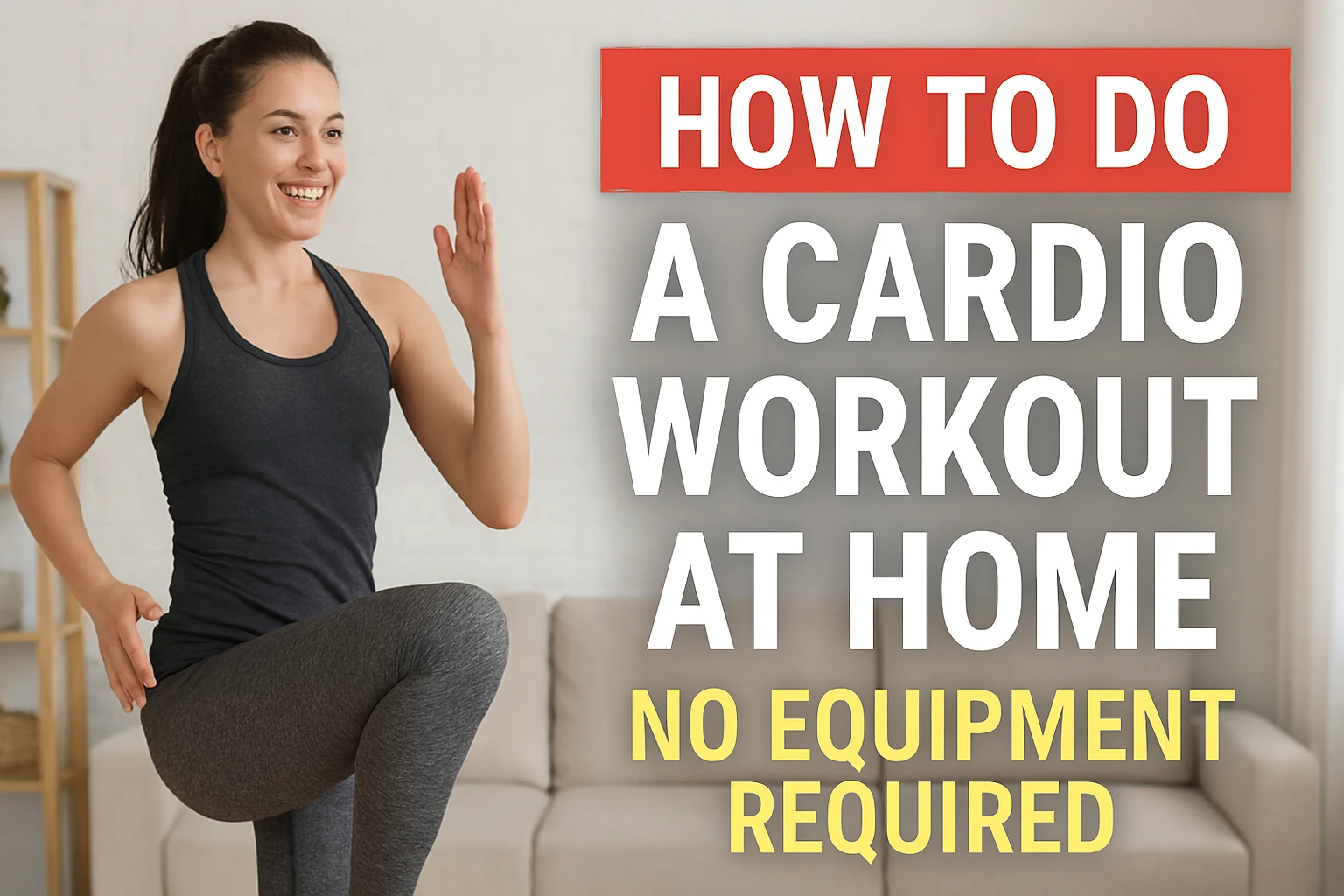 How To Do a Cardio Workout at Home – No Equipment Required